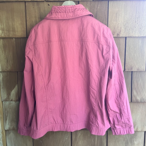 Allison Daley Without Tags Jacket Long Sleeve Full Zip Windbreaker Rose Pink L - Picture 9 of 12